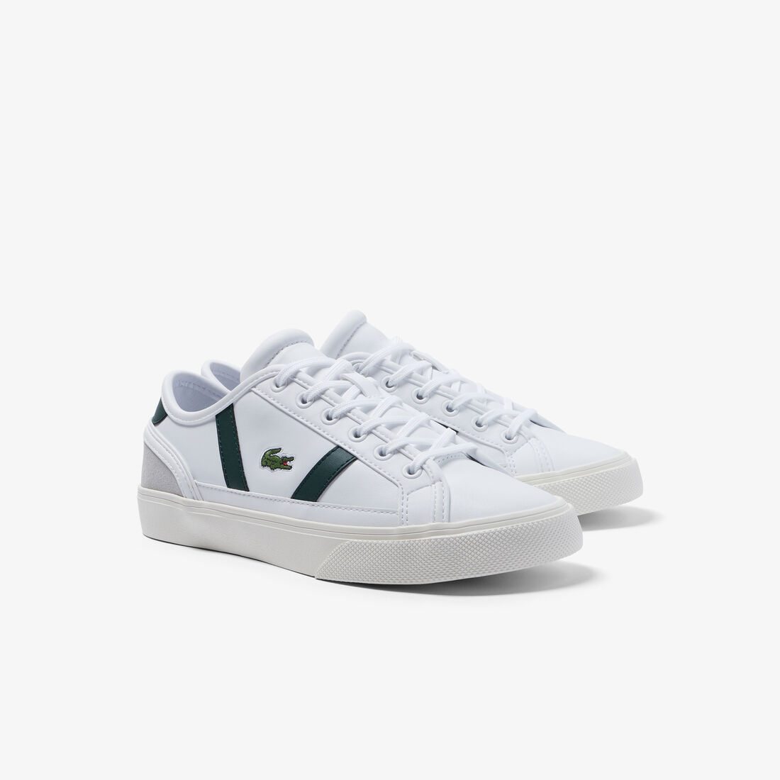 Lacoste Sideline Pro Synthetik Sneakers Herren Weiß Dunkelgrün | WGDC-76915