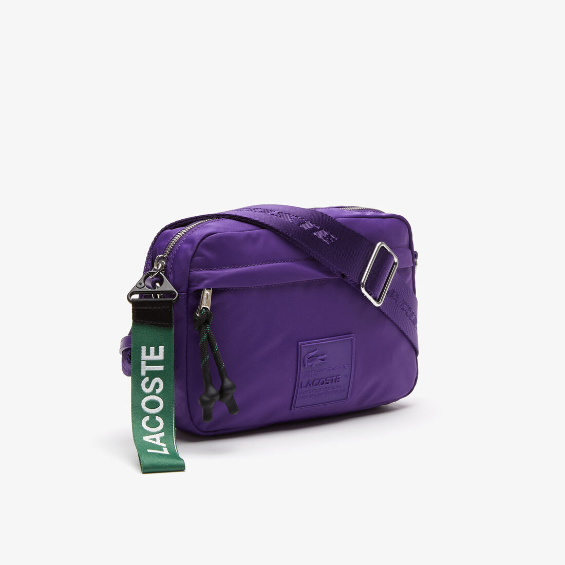 Lacoste Signature Patch crossbody taschen Damen Lila | OLYX-29536