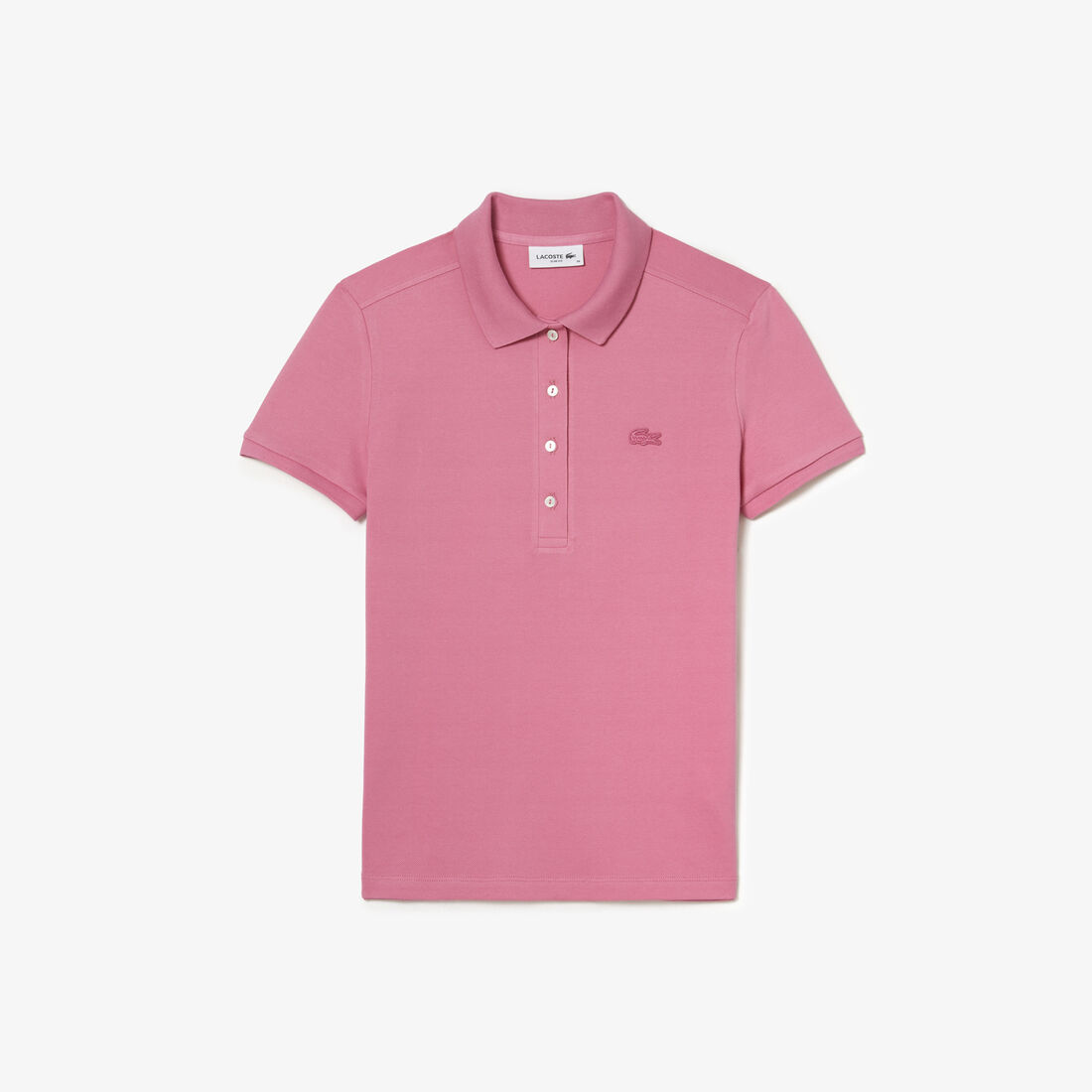 Lacoste Slim Fit Stretch Baumwoll Piqué Polo Shirts Damen Rosa | BJYN-86124