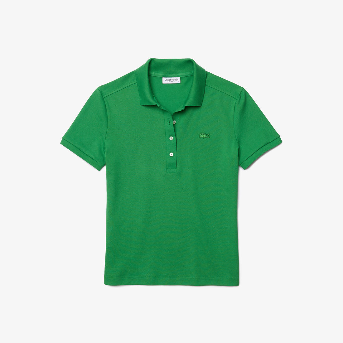 Lacoste Slim Fit Stretch Baumwoll Piqué Polo Shirts Damen Grün | CXMI-10367