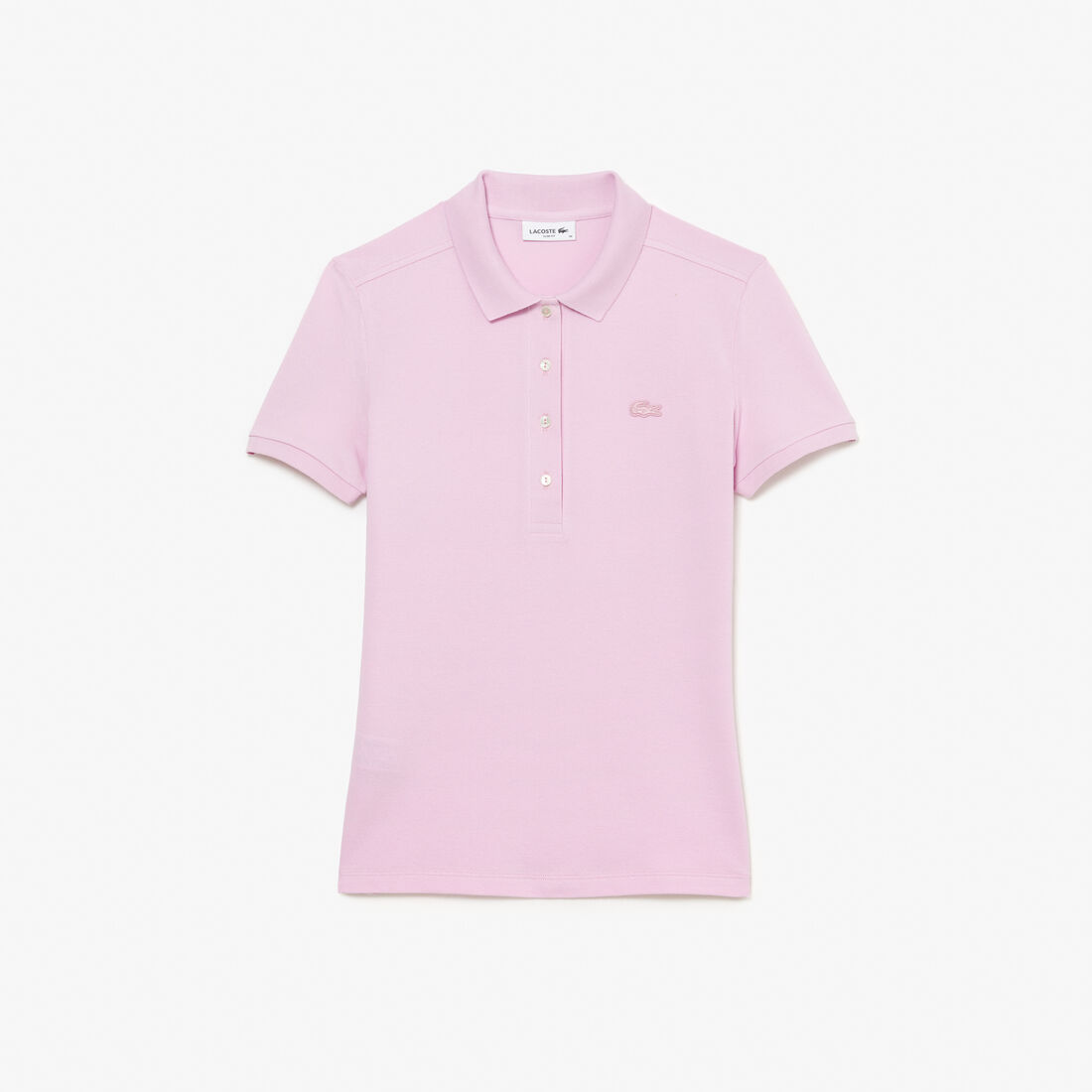 Lacoste Slim Fit Stretch Baumwoll Piqué Polo Shirts Damen Rosa | QGPJ-23084