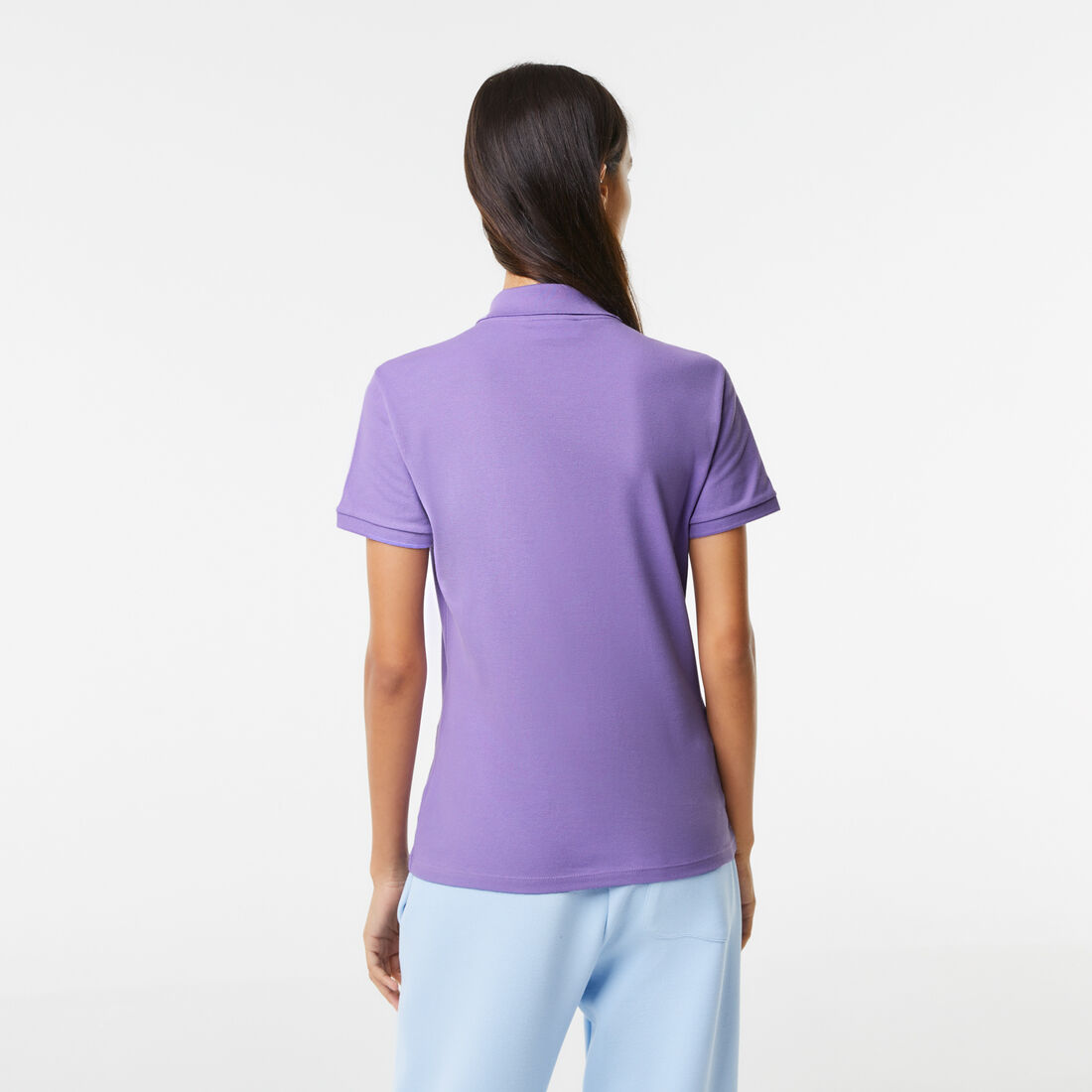 Lacoste Slim Fit Stretch Baumwoll Piqué Polo Shirts Damen Lila | ULHA-34750