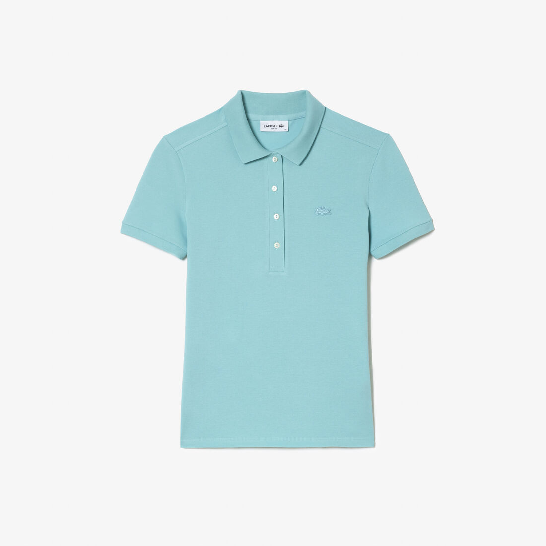 Lacoste Slim Fit Stretch Baumwoll Piqué Polo Shirts Damen Türkis | XSYR-75134