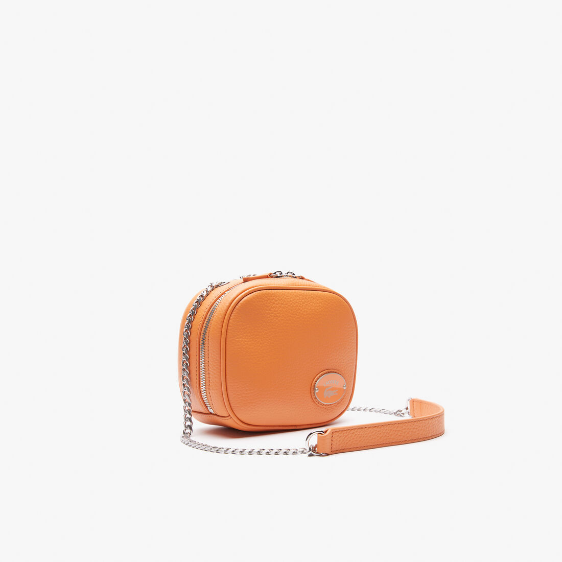 Lacoste Small Square Grained Leder Schultertaschen Damen Orange | RDUP-84520