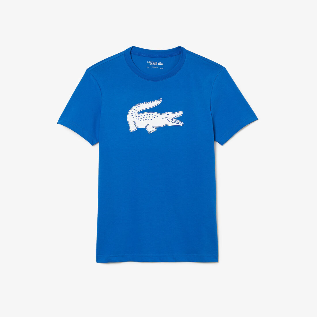 Lacoste Sport 3d Print Crocodile Atmungsaktiv Jersey T-shirts Herren Blau Weiß | CUIP-07354