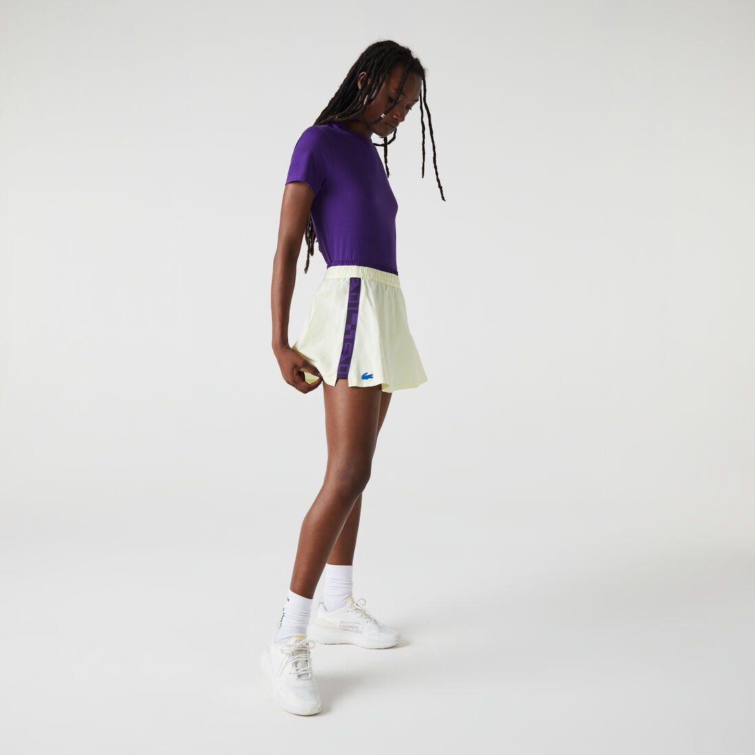 Lacoste Sport Built-in Shorty Tennis Röcke Damen Gelb | CVNW-32785