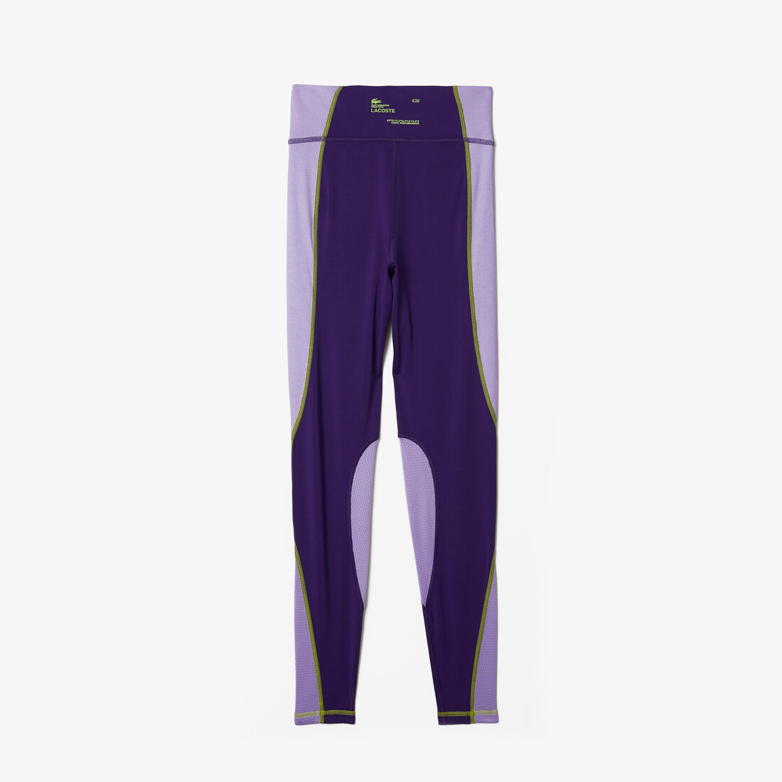 Lacoste Sport Colour-block Knit Effect Leggings Damen Lila | TXVL-50917