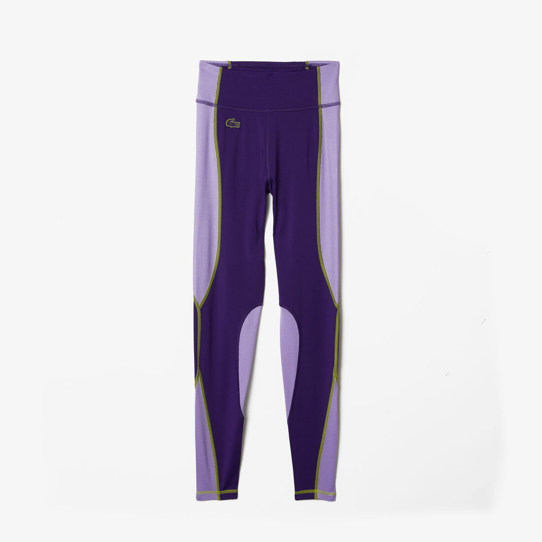 Lacoste Sport Colour-block Knit Effect Leggings Damen Lila | TXVL-50917