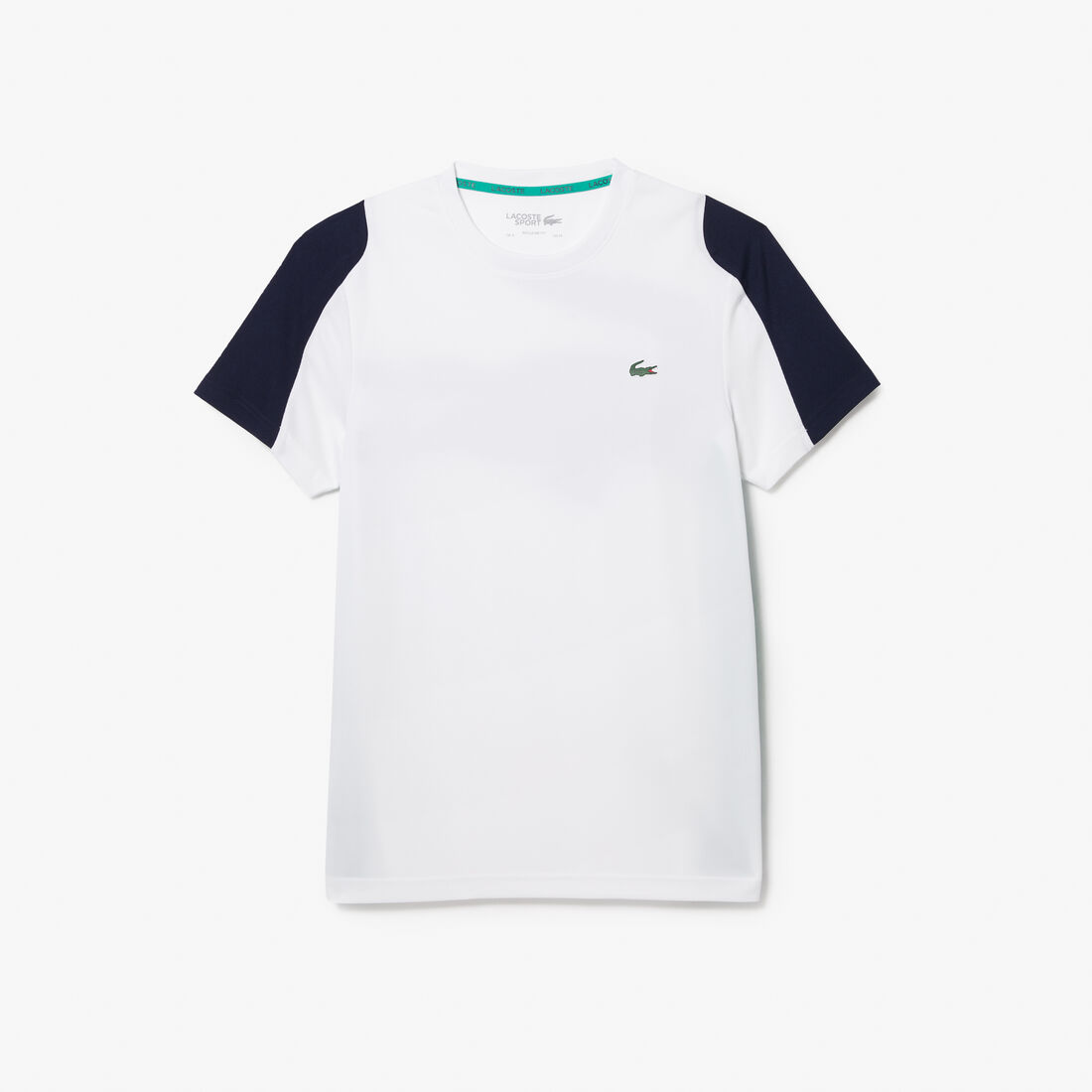 Lacoste Sport Crocodile Print Tennis T-shirts Herren Weiß | DCSQ-57246