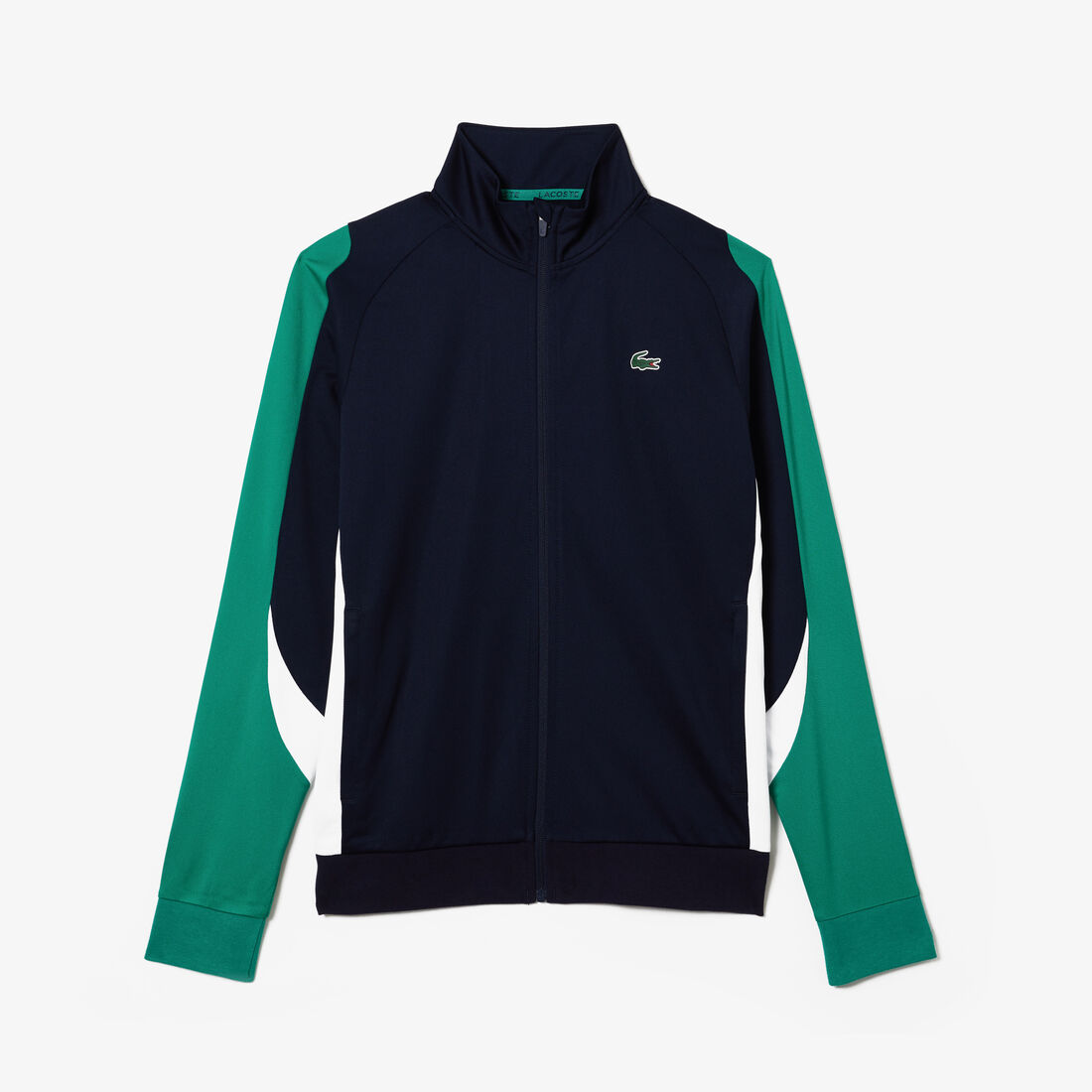 Lacoste Sport Klassische Fit Zip Tennis Sweatshirts Herren Navy Grün | RJSO-12340