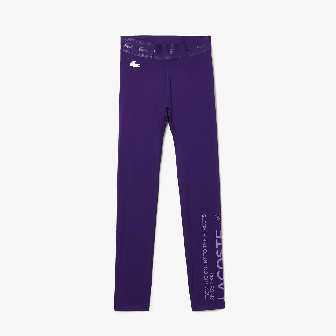 Lacoste Sport Prints And Inscriptions Leggings Damen Lila | GEKZ-48719