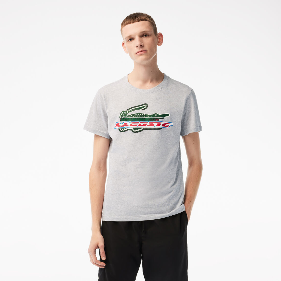 Lacoste Sport Regular Fit Organic Baumwoll T-shirts Herren Grau | LMNH-69801