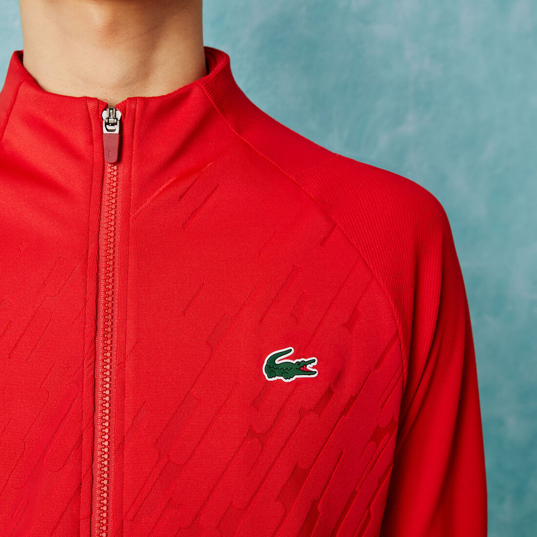 Lacoste Sport X Novak Djokovic Technical Zip Jacke Herren Rot | ESBN-92578