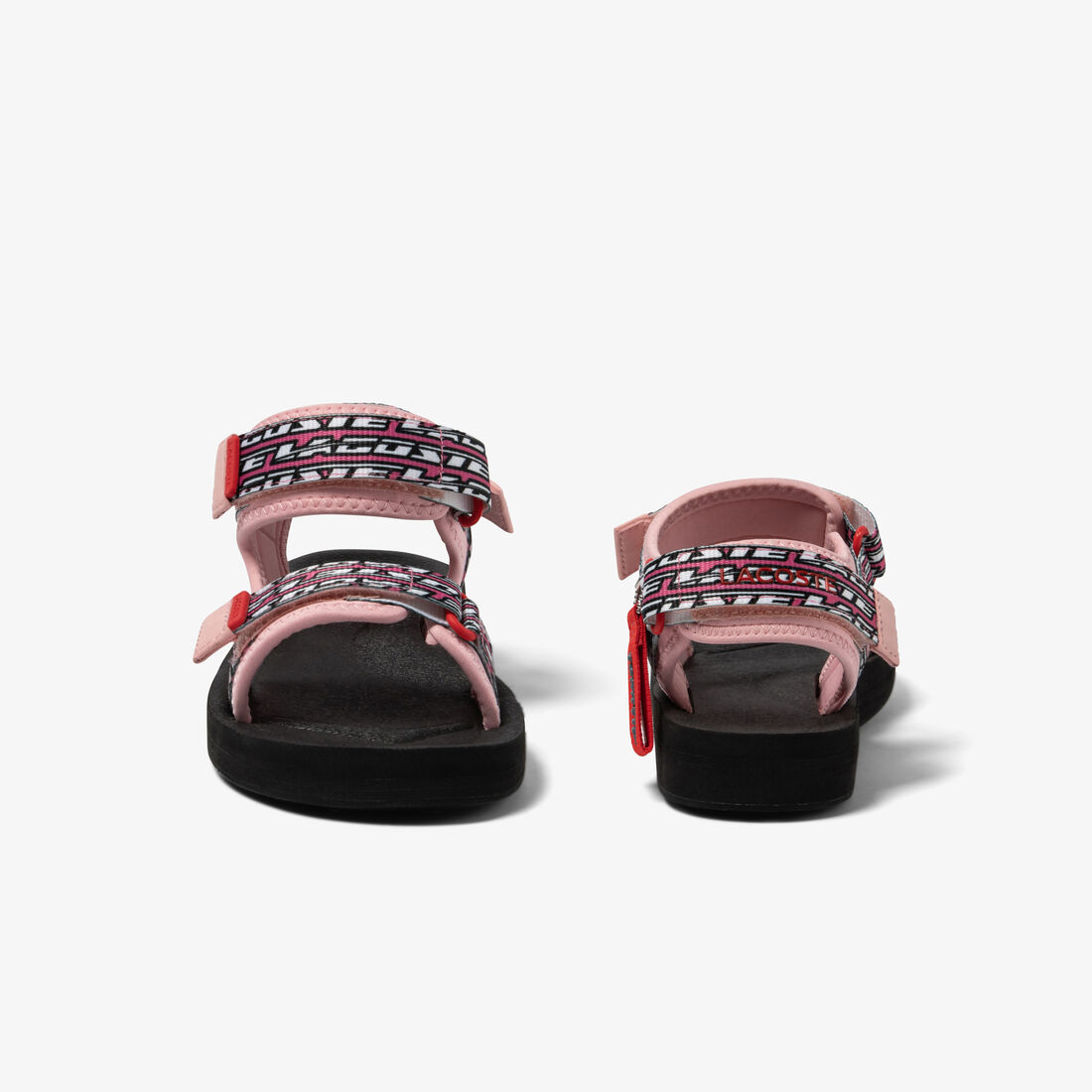 Lacoste Suruga Synthetik Sandalen Damen Hellrosa Schwarz | TVZX-78251