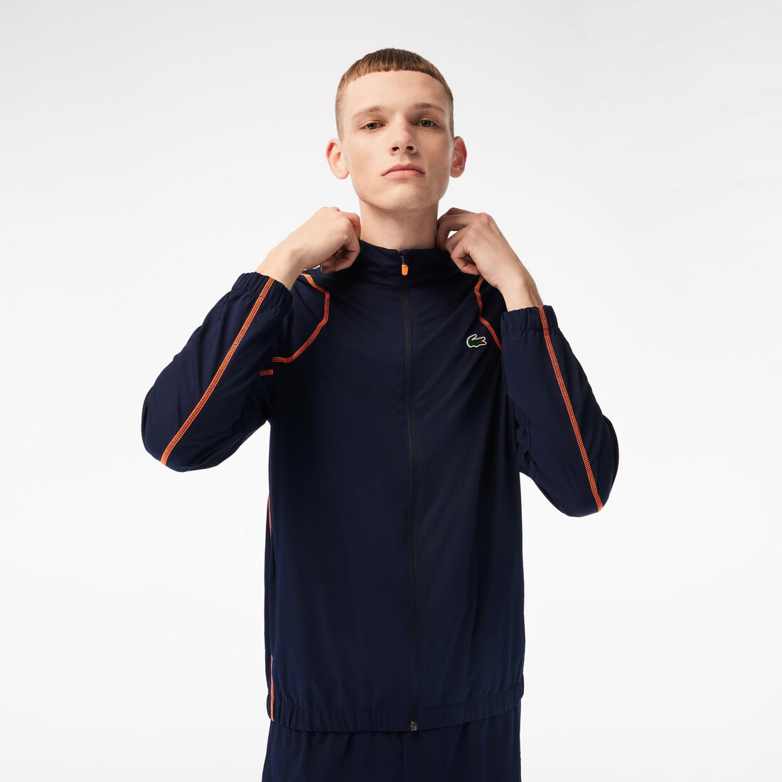 Lacoste Tennis High Neck Trainingsanzug Herren Navy | EOFJ-17609