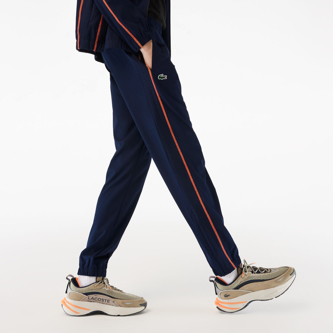 Lacoste Tennis High Neck Trainingsanzug Herren Navy | EOFJ-17609