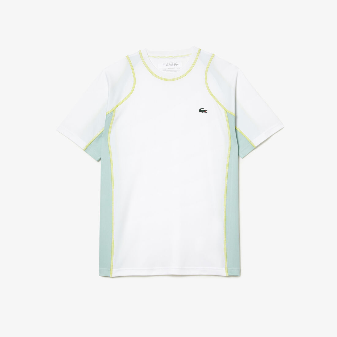 Lacoste Tennis In Tear Resistant Piqué T-shirts Herren Weiß | NBIW-32571