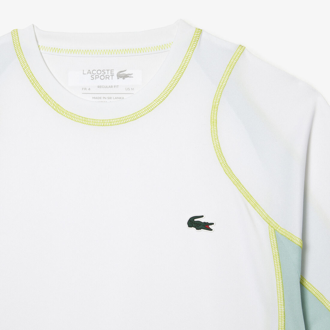 Lacoste Tennis In Tear Resistant Piqué T-shirts Herren Weiß | NBIW-32571