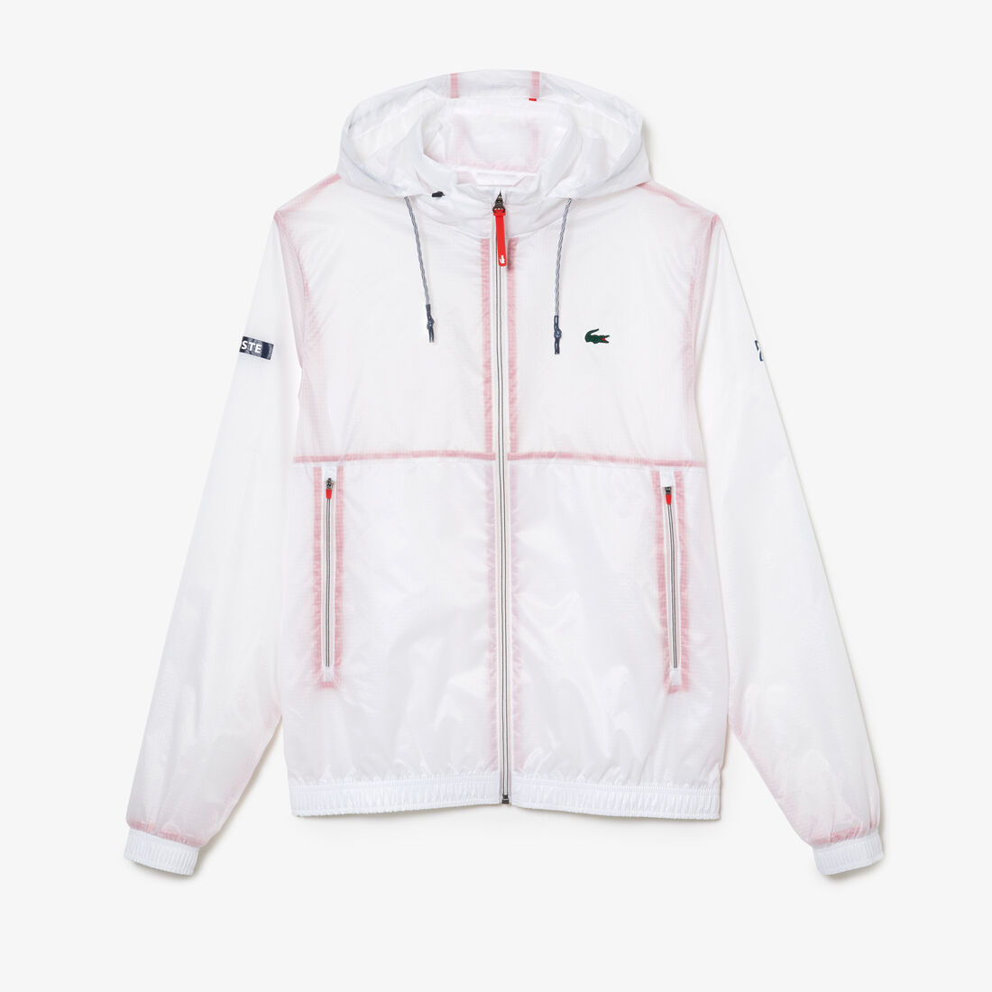 Lacoste Tennis X Novak Djokovic Zip Jacke Herren Weiß | XLEJ-42531