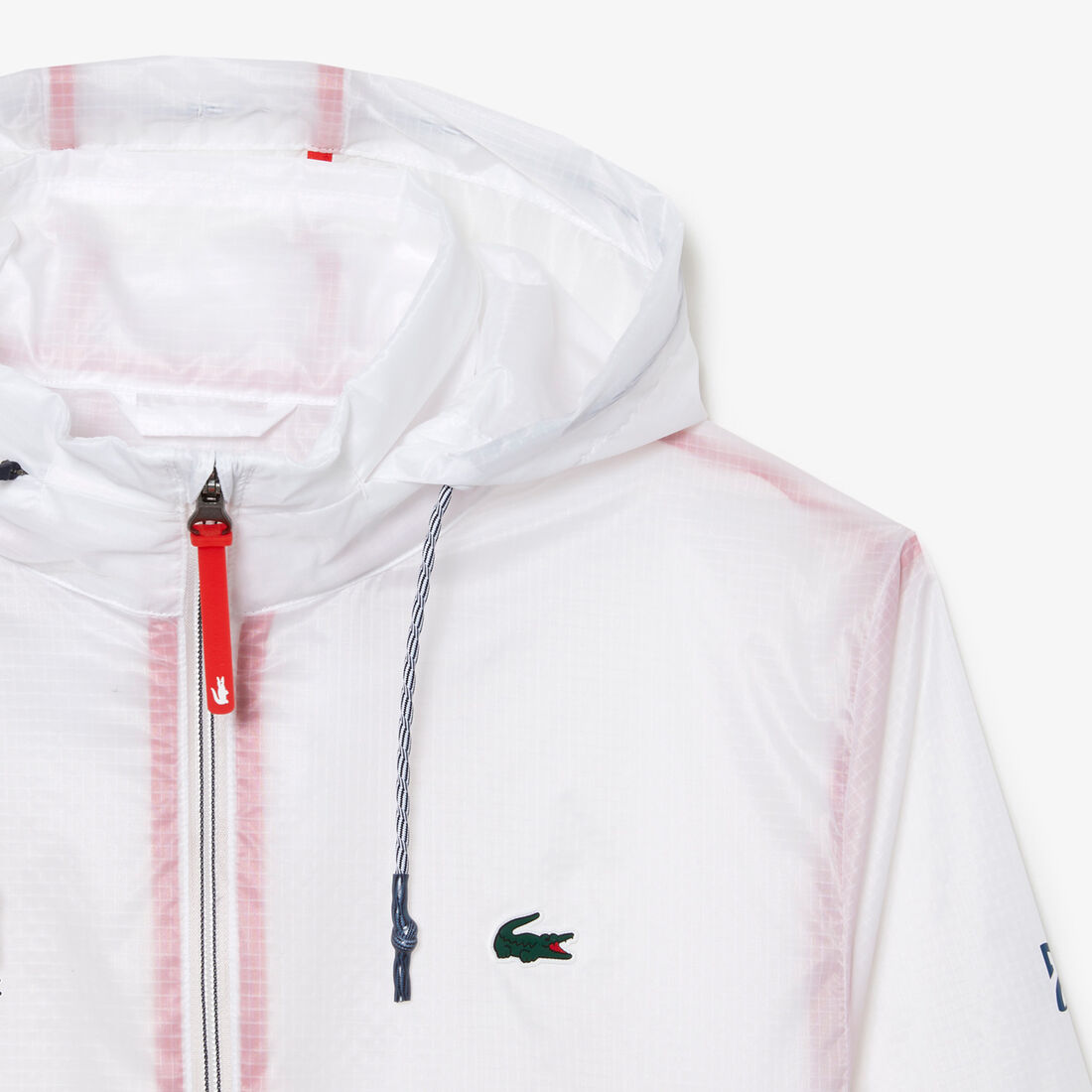 Lacoste Tennis X Novak Djokovic Zip Jacke Herren Weiß | XLEJ-42531