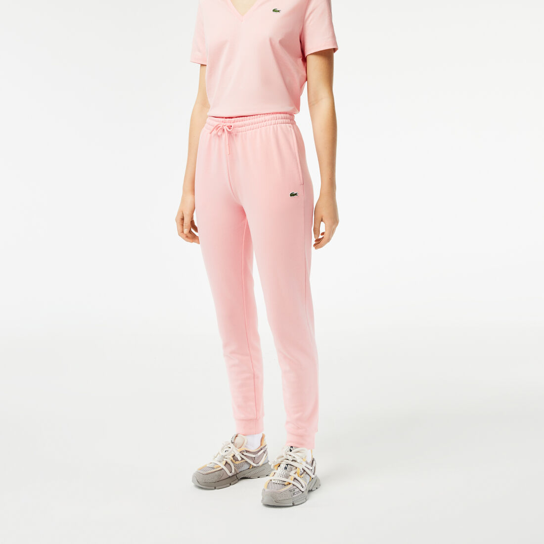 Lacoste Unbrushed Fleece Sweathose Damen Rosa | TOUI-79845