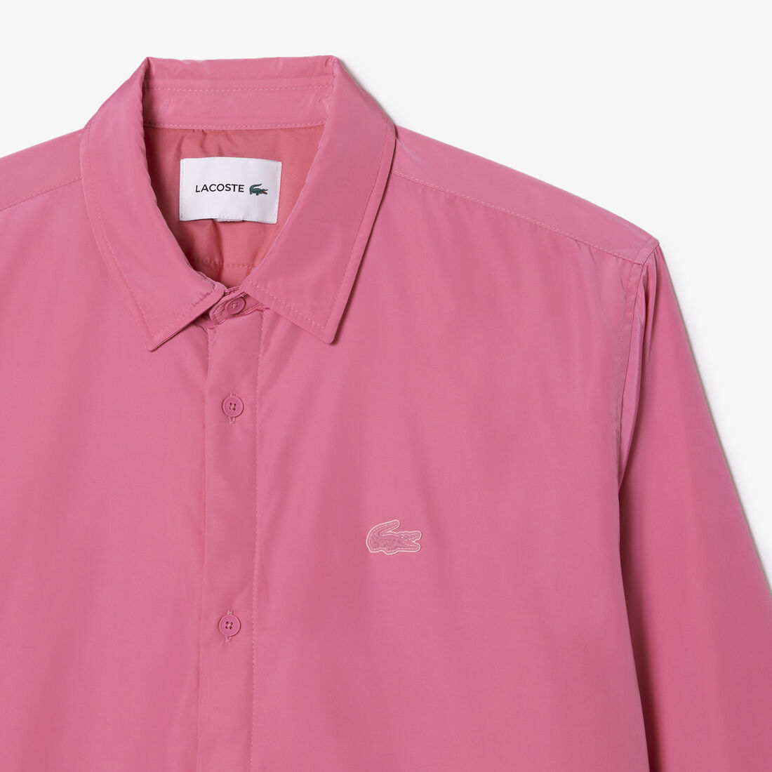 Lacoste Wasser Repellent Overshirt Hemd Herren Rosa | MEUT-43810