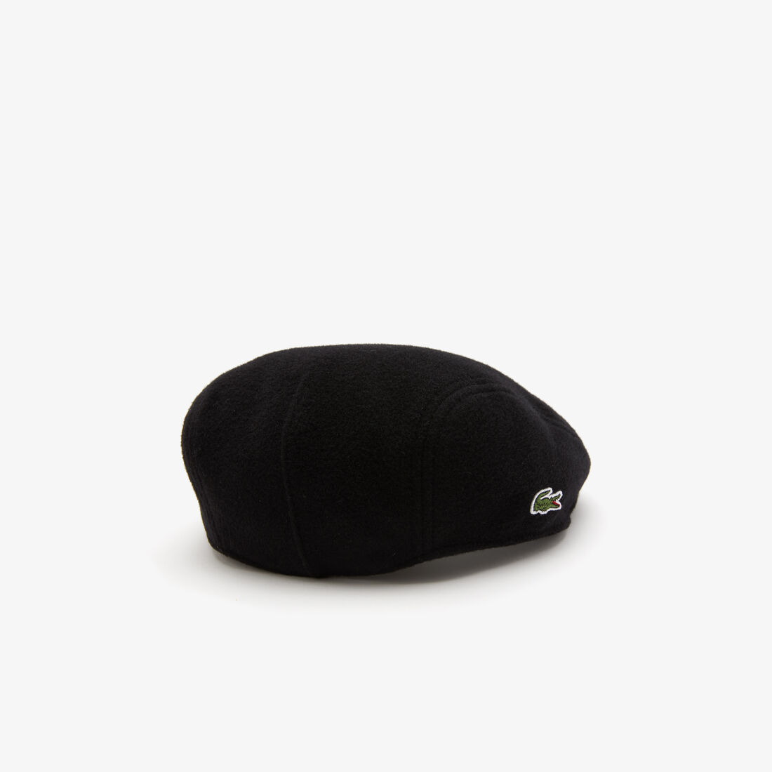 Lacoste Wolle Felt Blend Beret Hüte Herren Schwarz | DXNP-16923