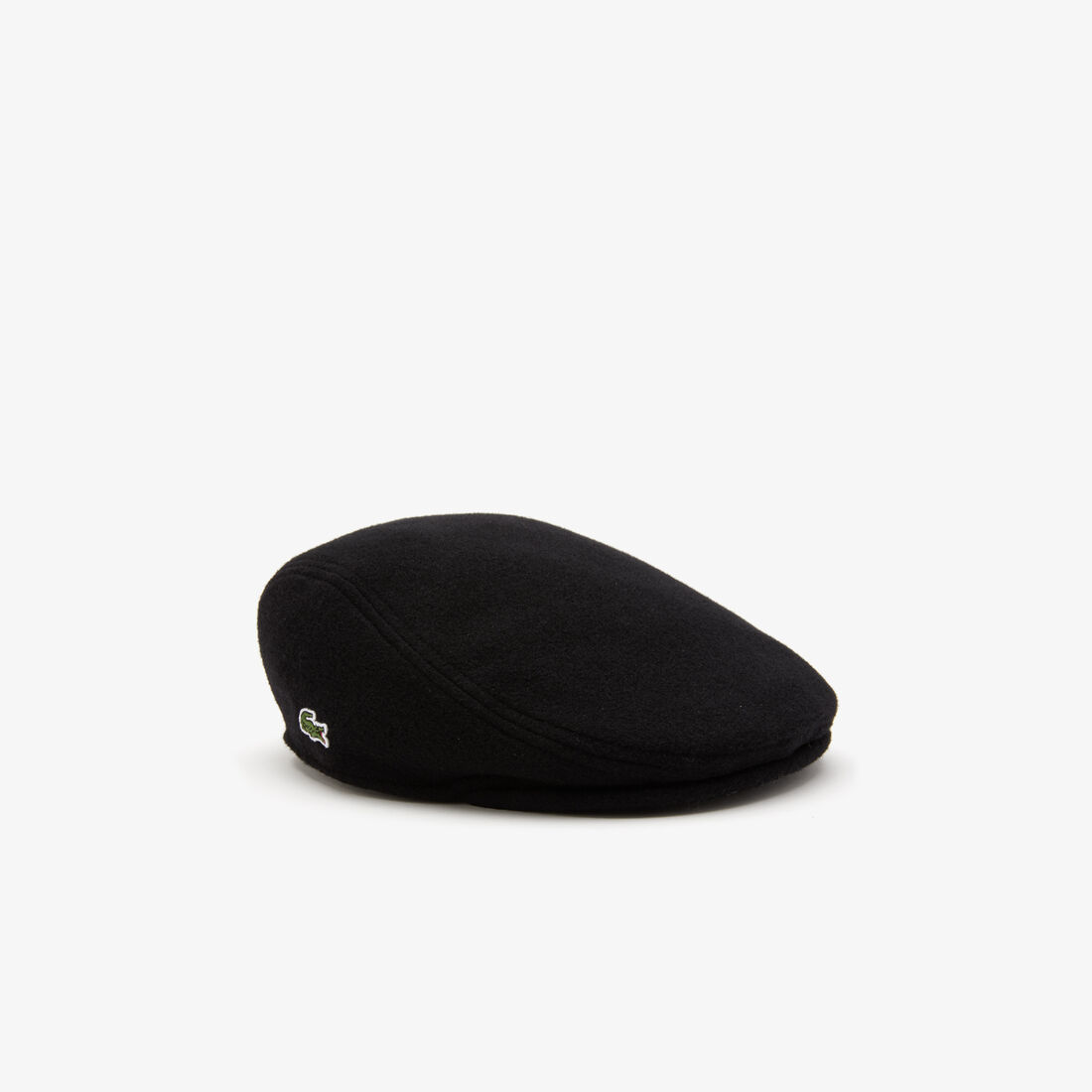 Lacoste Wolle Felt Blend Beret Hüte Herren Schwarz | DXNP-16923