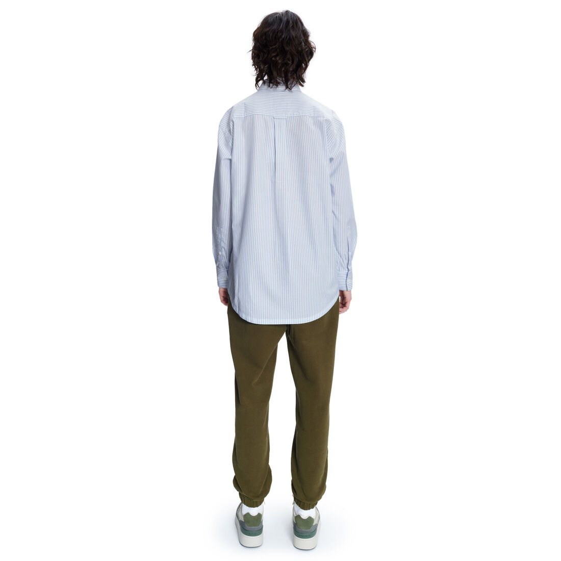 Lacoste X A.p.c. Gestreift Baumwoll Hemd Damen Weiß | HOKU-78462