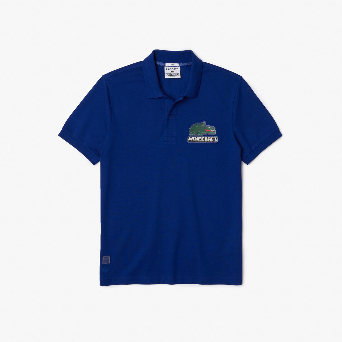 Lacoste X Minecraft Klassische Fit Organic Baumwoll Polo Shirts Damen Blau | GHOX-85913