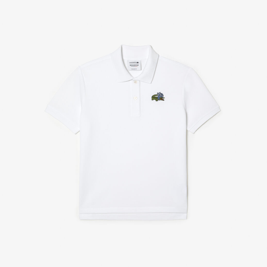 Lacoste X Netflix Crocodile Show Print Polo Shirts Damen Weiß | TSLN-31649