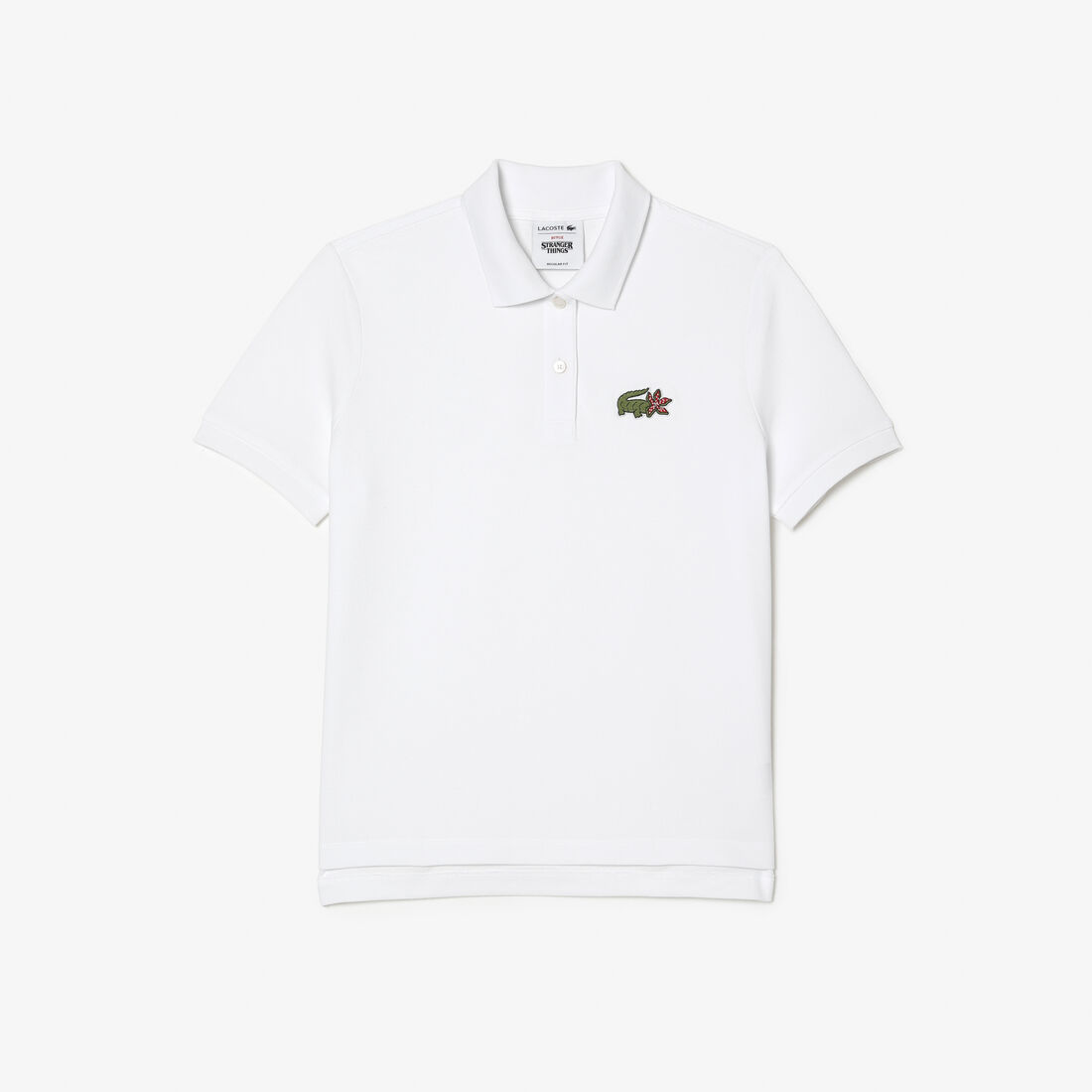 Lacoste X Netflix Crocodile Show Print Polo Shirts Damen Weiß | ZNVC-92086