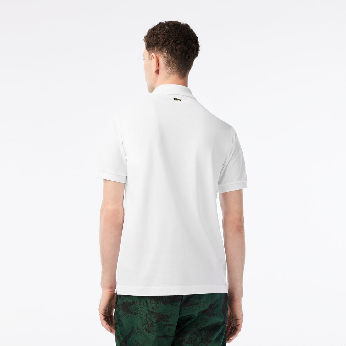 Lacoste X Netflix Organic Baumwoll Polo Shirts Herren Weiß | CRGY-59146