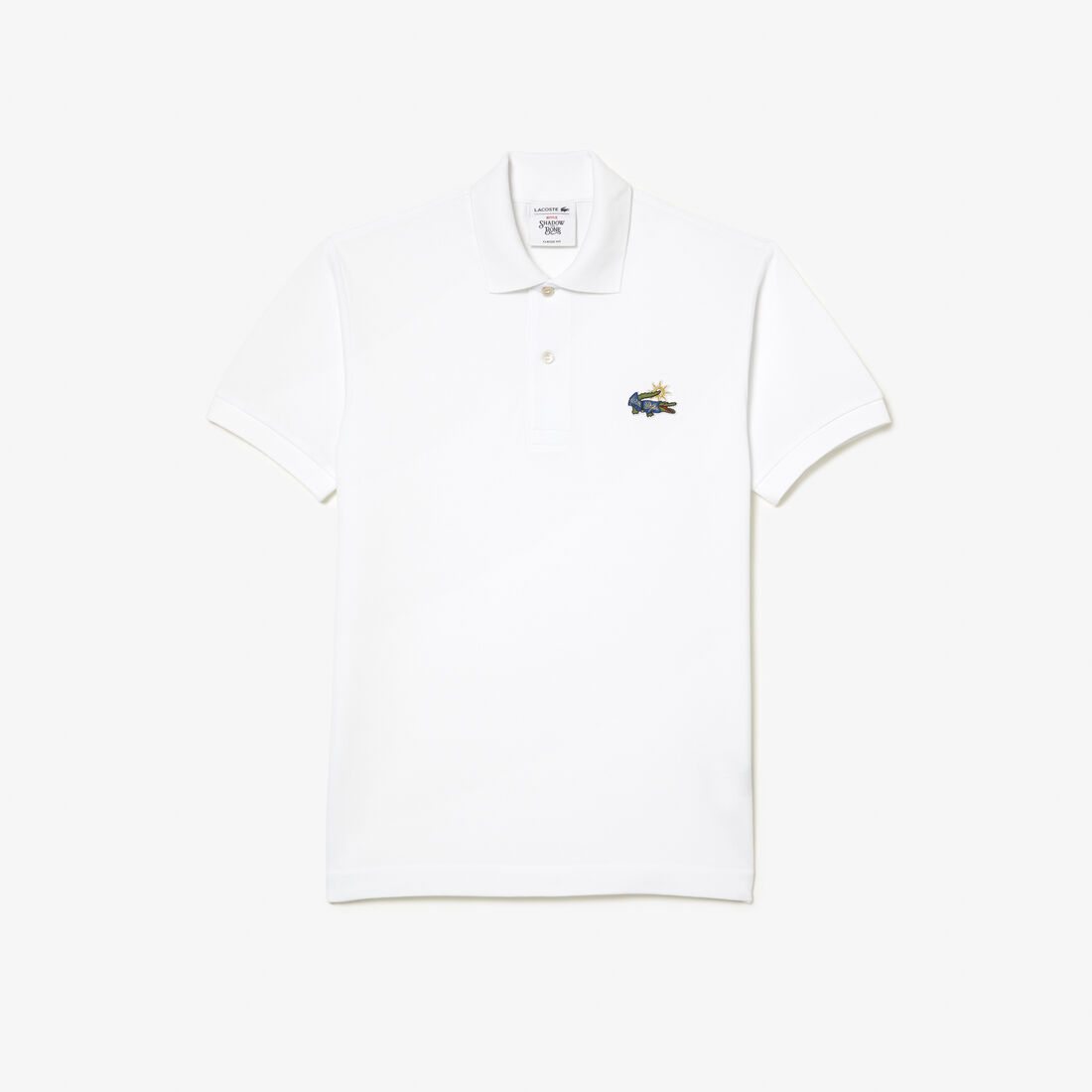 Lacoste X Netflix Organic Baumwoll Polo Shirts Herren Weiß | CRGY-59146