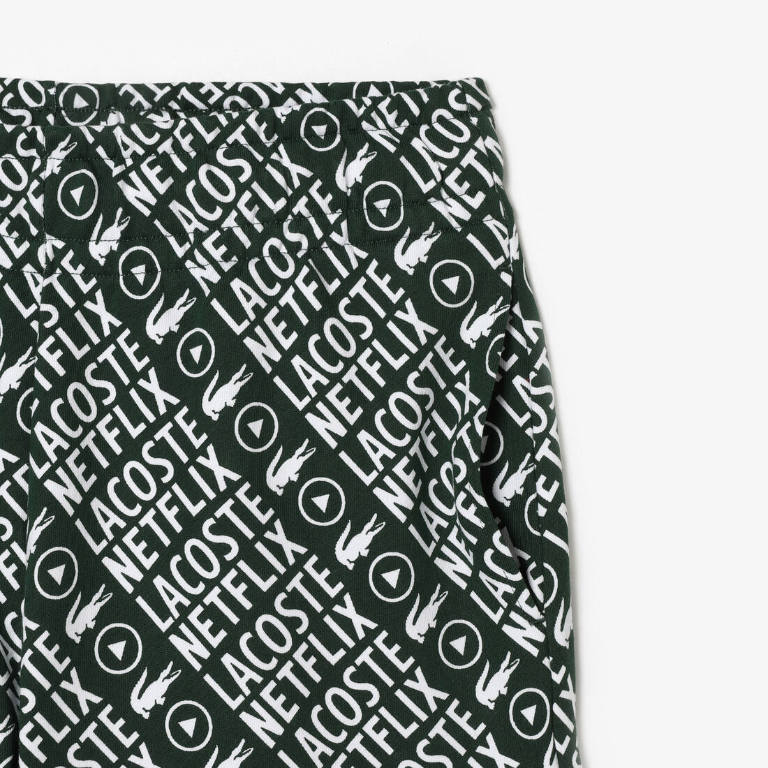 Lacoste X Netflix Organic Baumwoll Print Kurze Hose Damen Grün | KDAG-23906