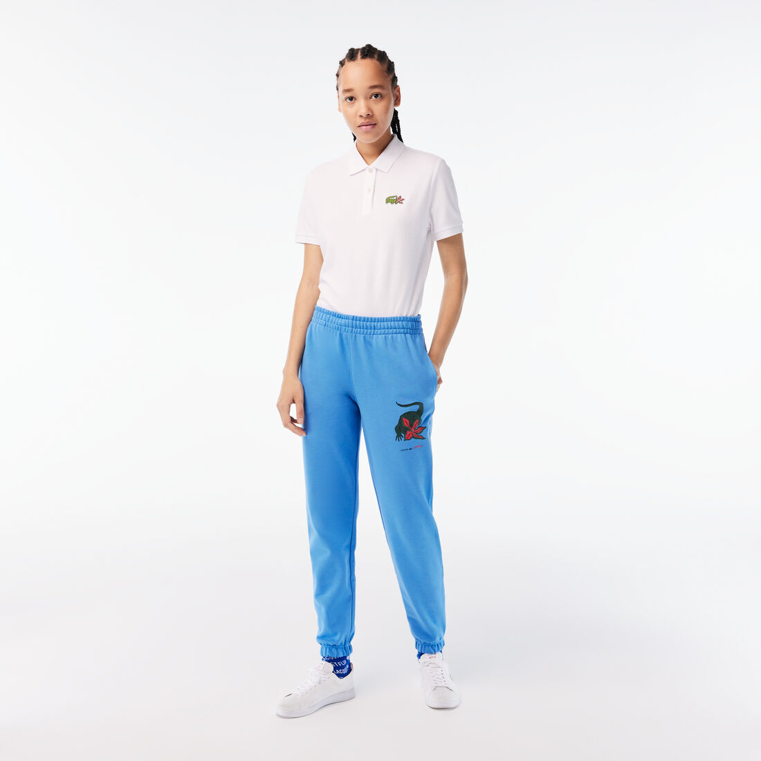 Lacoste X Netflix Super Soft Track Hose Damen Blau | EZLK-17582