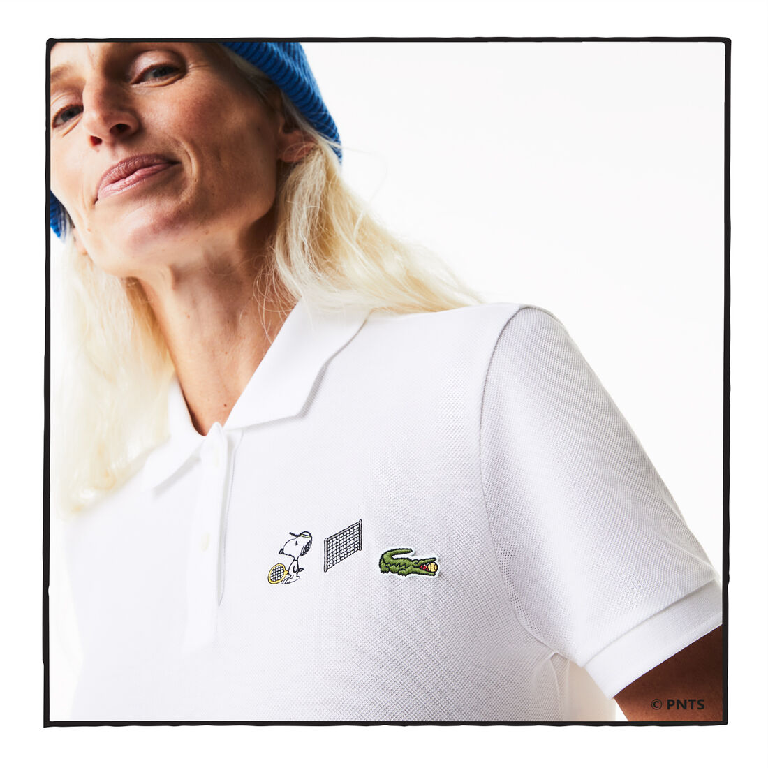 Lacoste X Peanuts Regular Fit Organic Baumwoll Polo Shirts Damen Weiß | NERL-91308