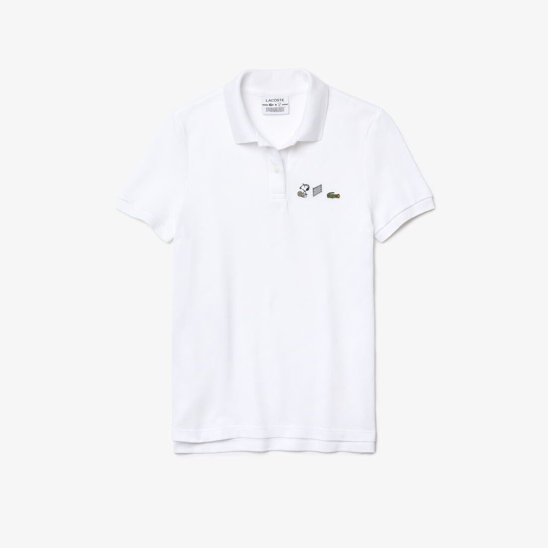 Lacoste X Peanuts Regular Fit Organic Baumwoll Polo Shirts Damen Weiß | NERL-91308